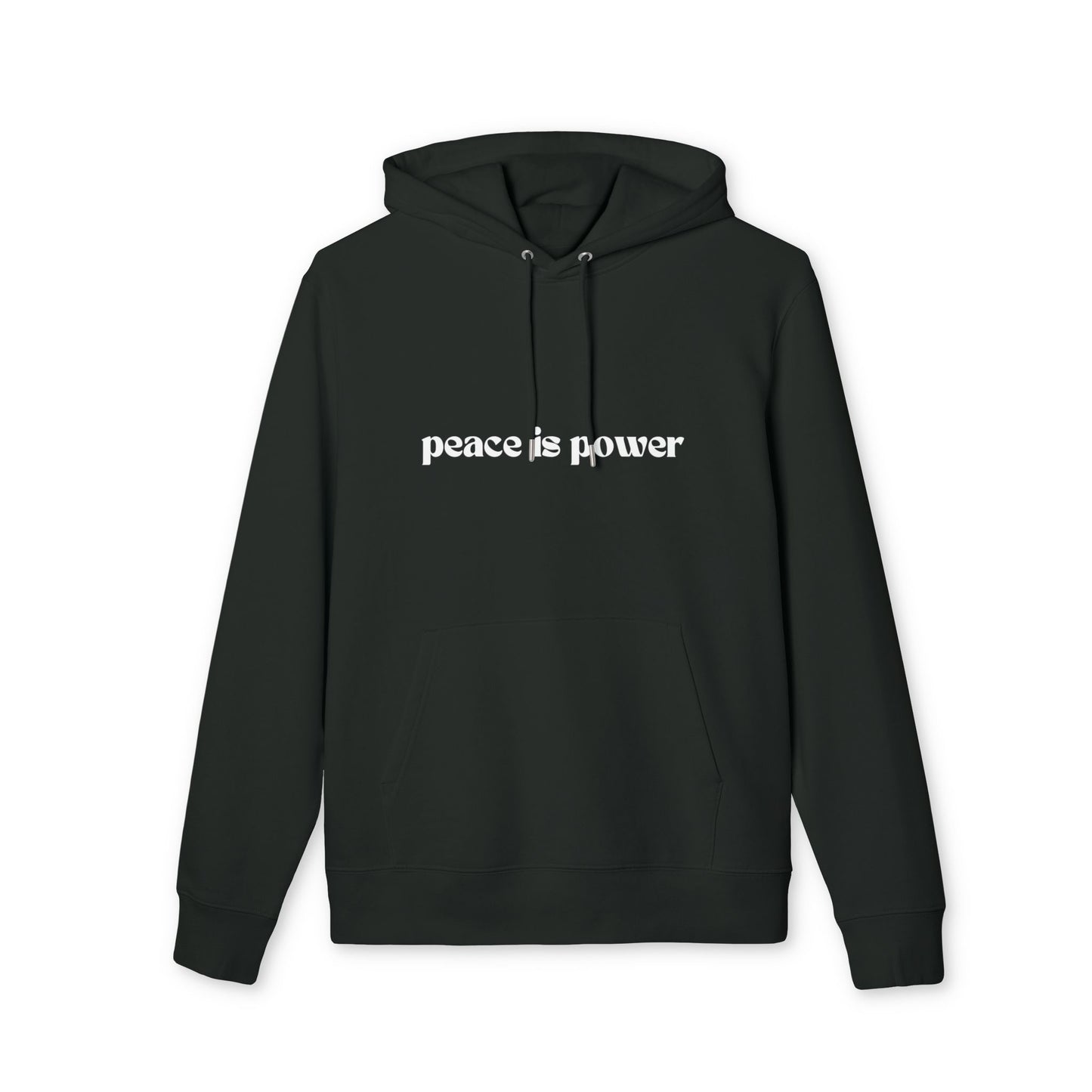 Peace is Power Organic Hoodie