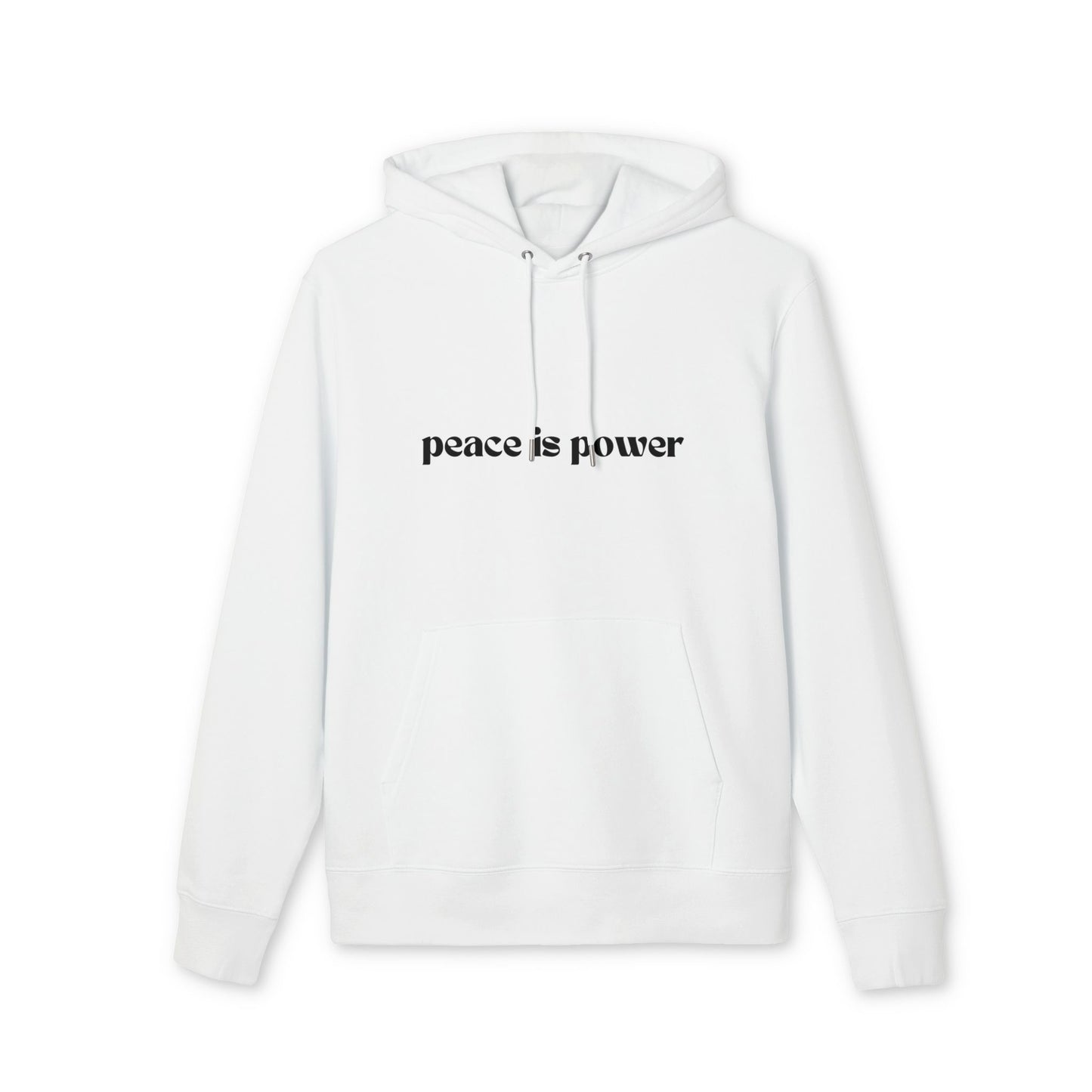 Peace is Power Organic Hoodie
