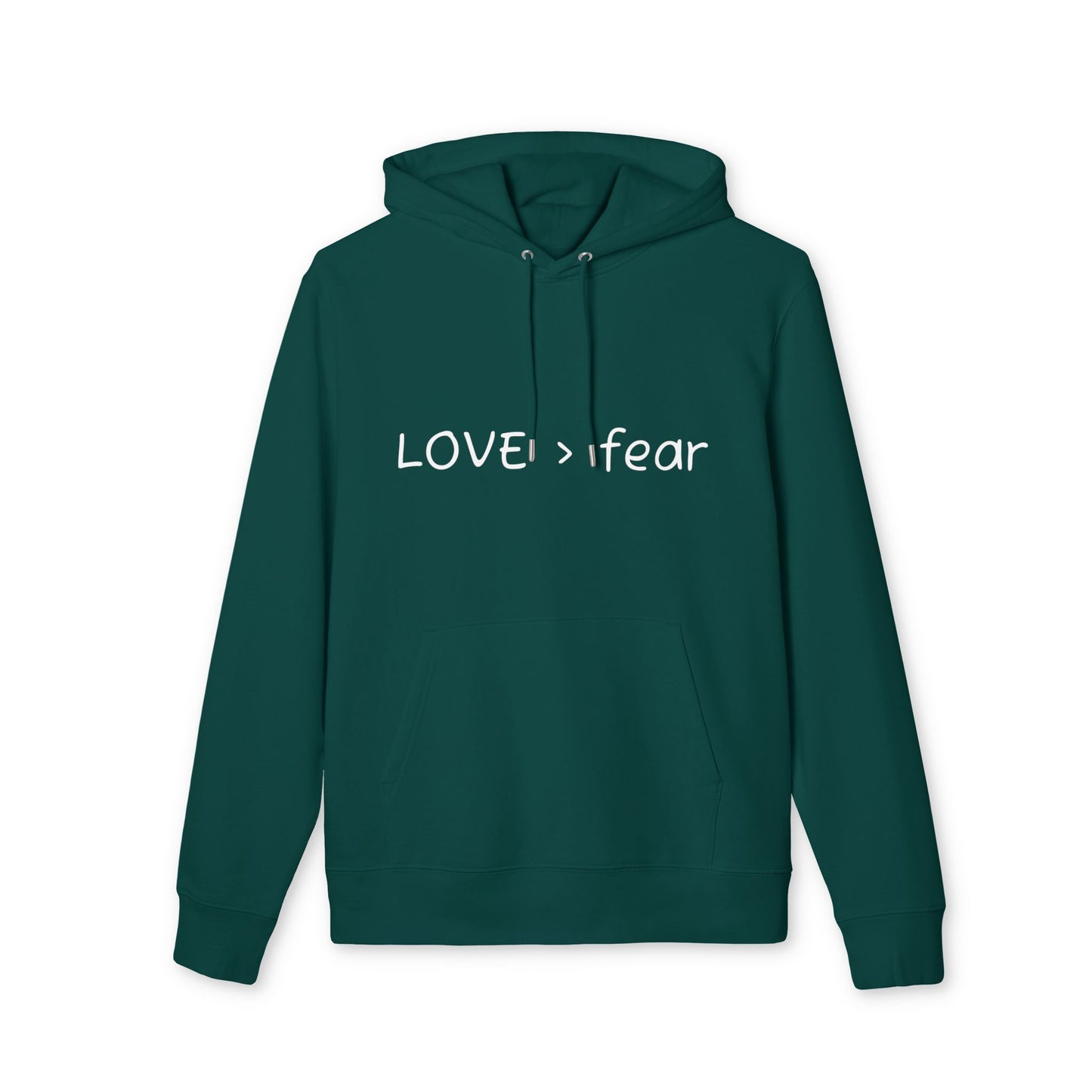 Love Over Fear Organic Hoodie
