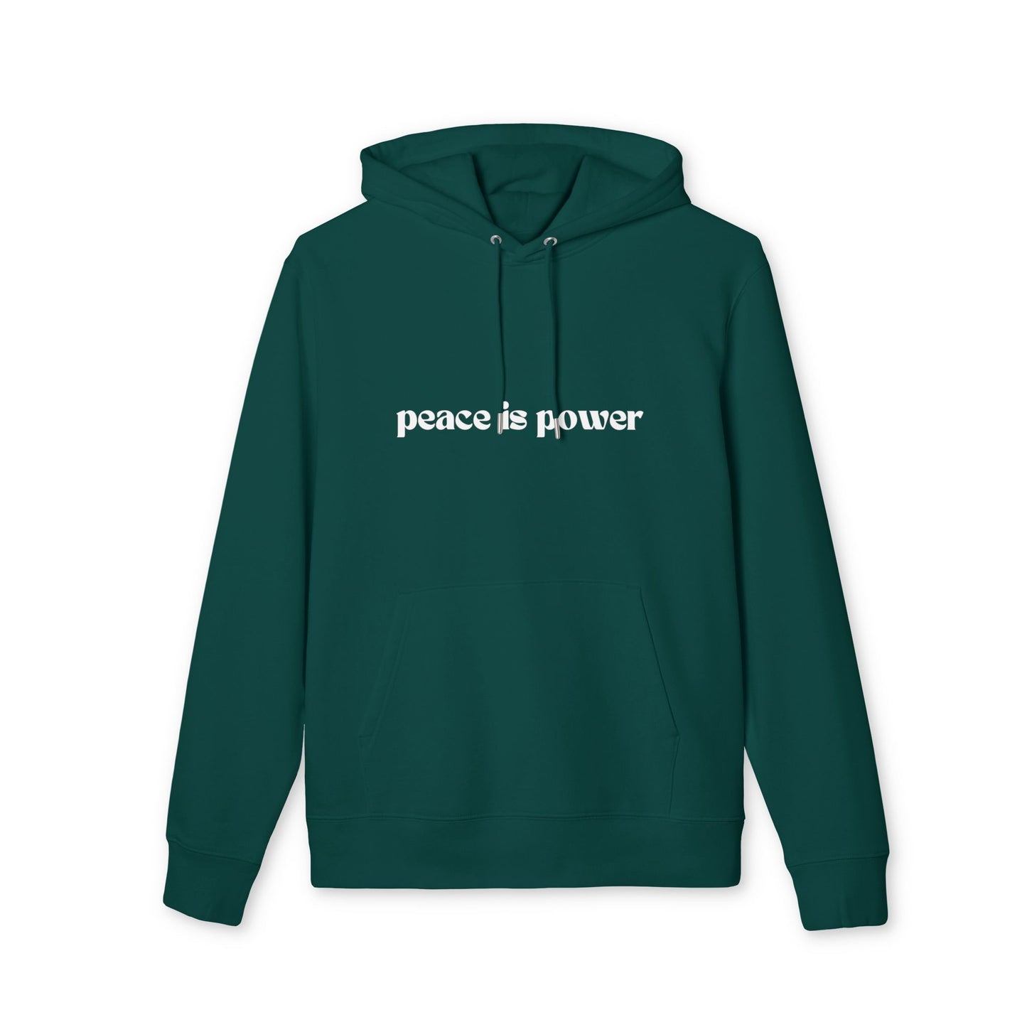 Peace is Power Organic Hoodie